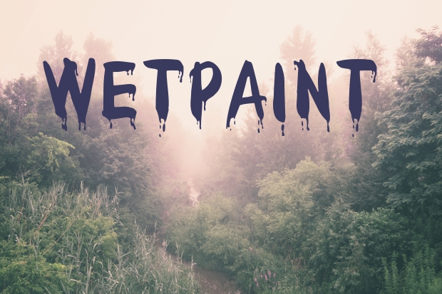 paint drip font for mac